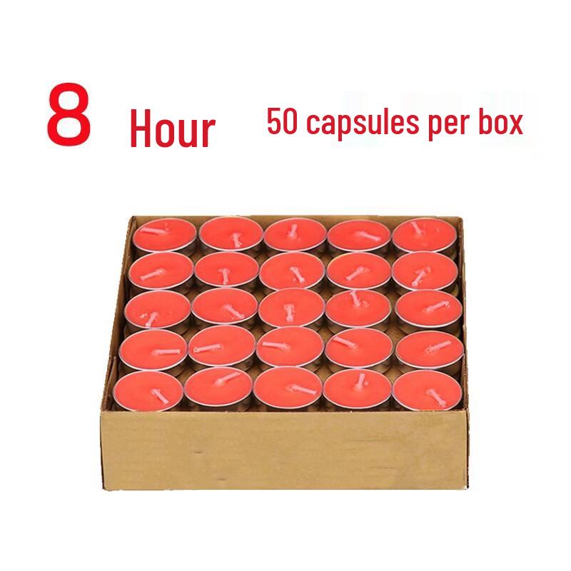 Алюминиевые масляные светильники Handun (8-часовые, Красные, 16 коробок)