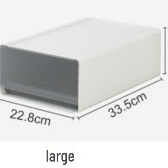 Transparent Multi-Grid Desk Organizer & Cosmetic Storage Drawer