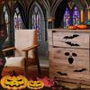 8 Pcs Halloween Pumpkin Face Stencils for Crafts Reusable Acrylic Drawing Template for DIY Pumpkin Carving Wood Wall Art Decor
