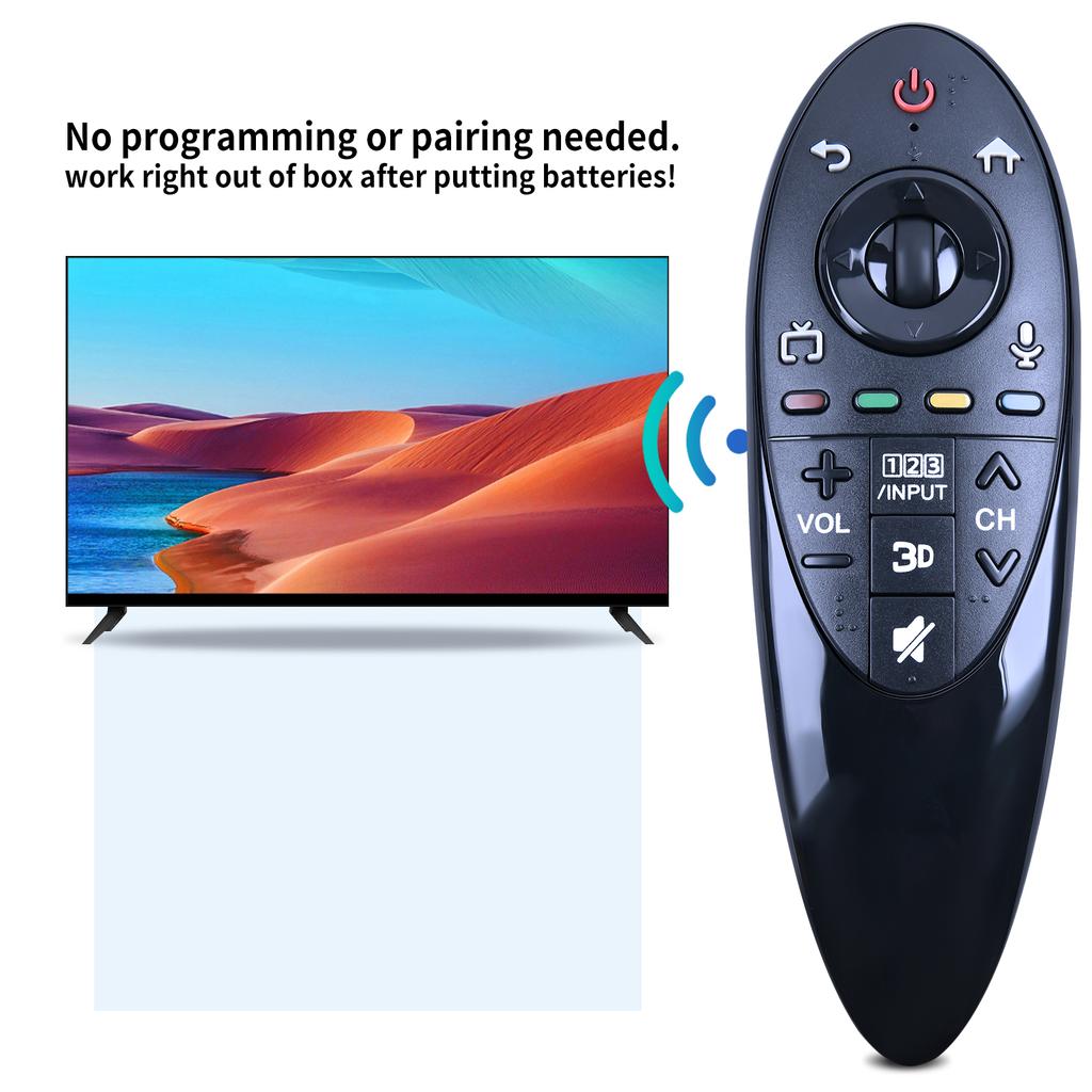 AN-MR500G INPUT 10m Range Infrared Remote Control for LG 3D TV Ergonomic TV Remote Controller No Voice Function