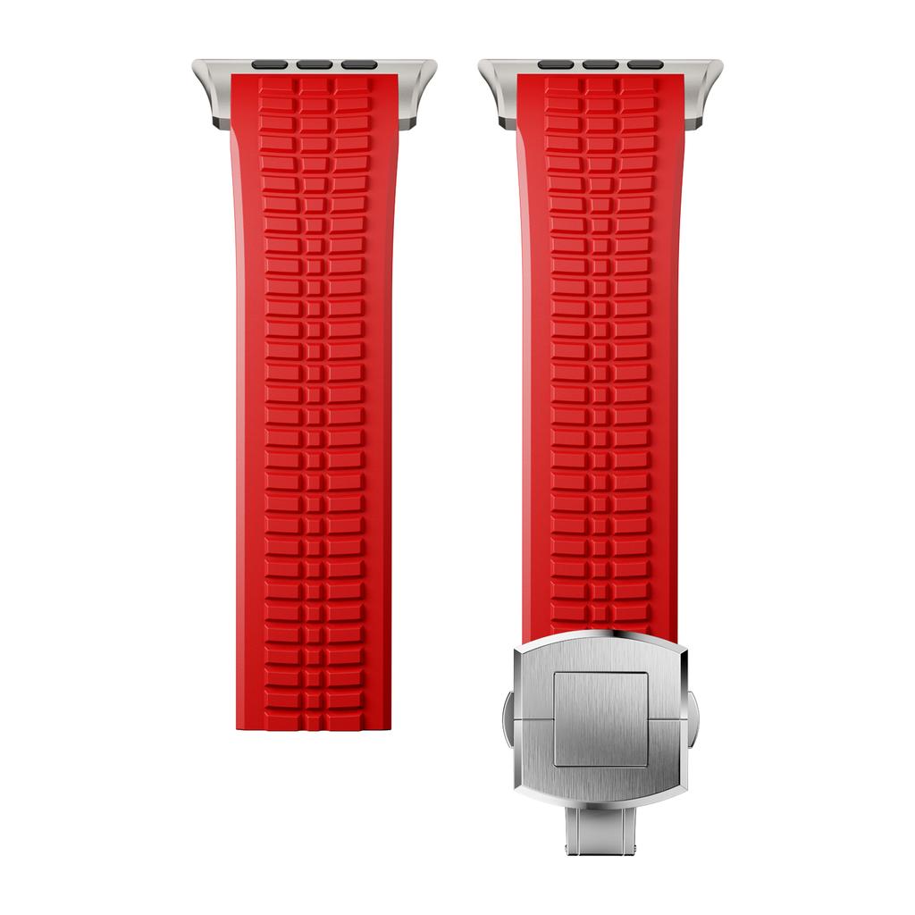 Men Bracelet for Apple Watch Ultra2 49mm Series 10 46mm Silicone Band Suitable Iwatch 7 8 9 45mm Se 4 5 6 44mm Adjustable Correa
