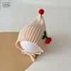 Baby Winter Oorbescherming Gebreide Muts Schattige Elf Puntmuts Warm Met Kinband Muts Baby