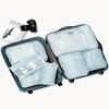Set de bolsas de almacenamiento de viaje de siete piezas, equipaje, bolsa organizadora de ropa, bolsa de clasificación y almacenamiento para ropa interior y de viaje