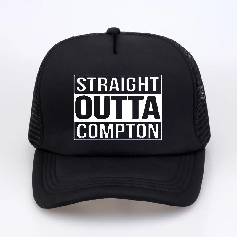 

Hot Sale Straight Outta Compton Baseball caps Compton Unisex Women Popular summer high quality Baseball Mesh Cap hat