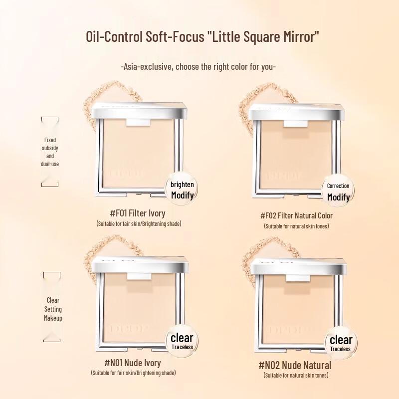 DPDP Air Długotrwały Prasowany Puder Soft Focus