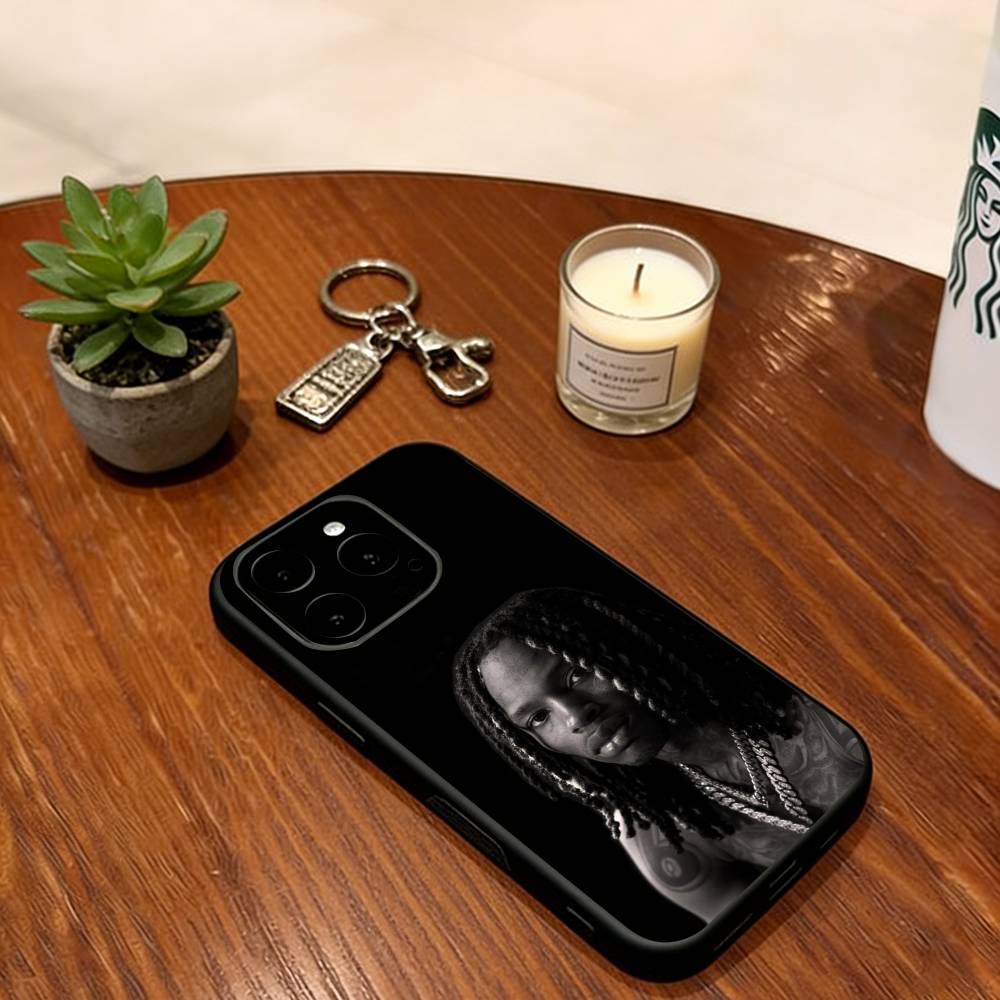 Raper K-King Von Phone Case Soft Silicone Black For IPhone 17 16 15 14 13 12 11 X XR Plus Pro Max Plus