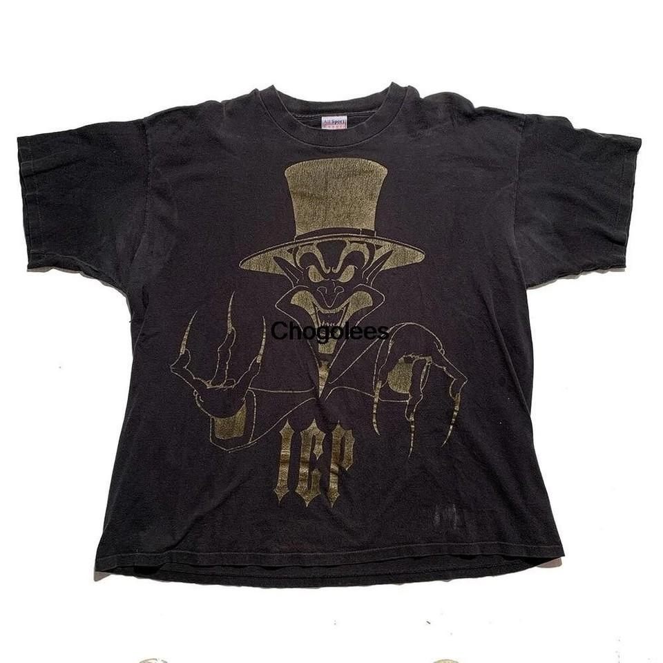 

1994 Vintage ICP Insane clown posse Ringmaster album shirt black Juggalo t shir Unisex T-Shirt XXXXL