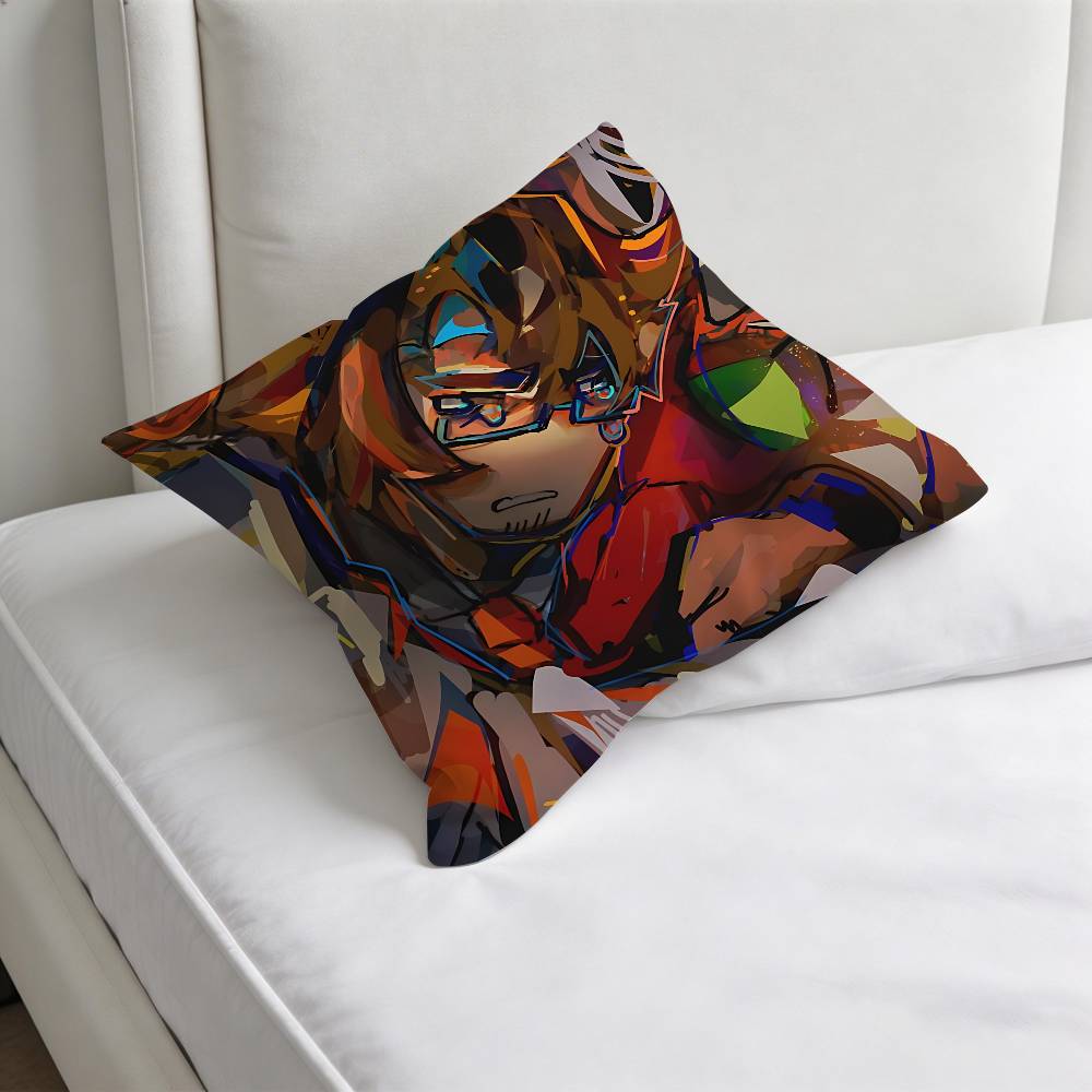 007n7 CCustomizable Square Pillow Cover Decorative Throw Pillow Case for Sofa Couch Bed Home Car Living Room Decoration