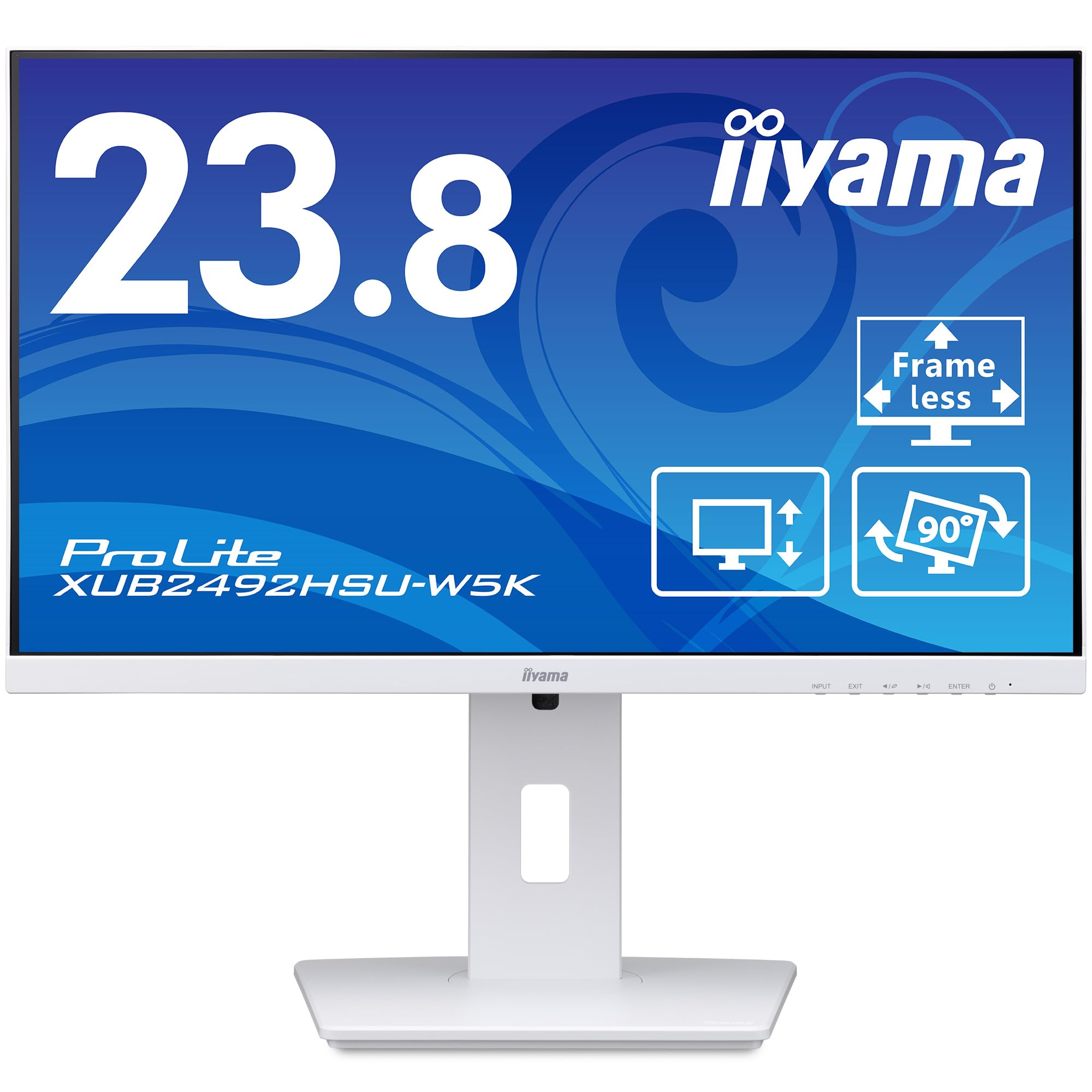 

Mouse computer iiyama monitor display 23.8 inch Full HD IPS method Height adjustment Angle adjustment Vertical rotation HDMI DisplayPort D-Sub USB