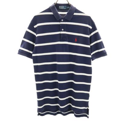 Polo par Ralph Lauren Motif Bordure Polo à manches courtes Tissu Kanoko Pour Homme Occasion