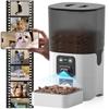 Kibble Dispenser - JIATZOCN - 6L - Camera - 2.4G WiFi - Programmable 1-12 Meals