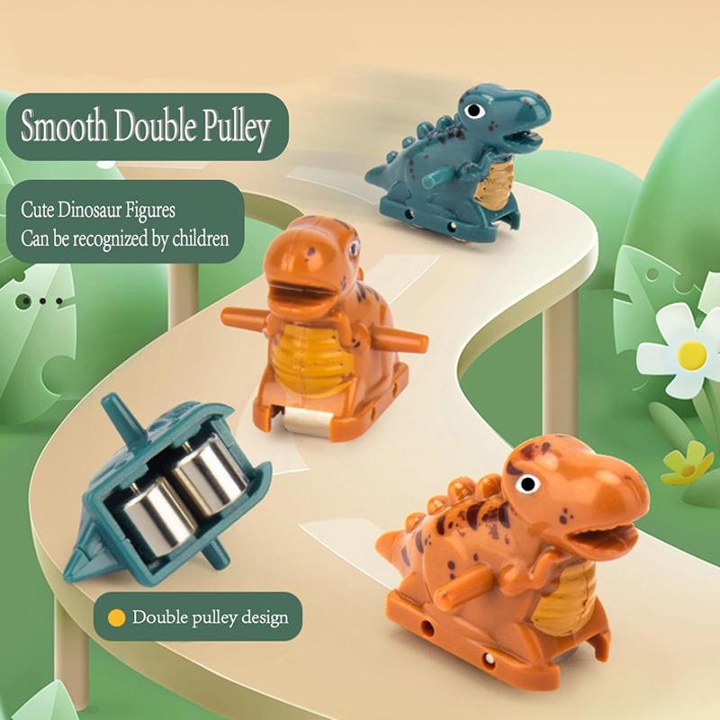Batole Dinosaurus Lezecká Skluzavka Schody Hračka Závodní Dráha Herní Sada Elektrická Dobrodružná Skluzavka Horská Dráha Se Světlem Hudbou Dětský Dárek
