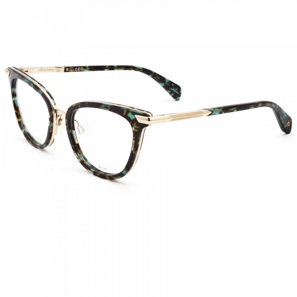 Rag   Bone Damen S 51mm Grün Havanna optischeS Grün Havanna