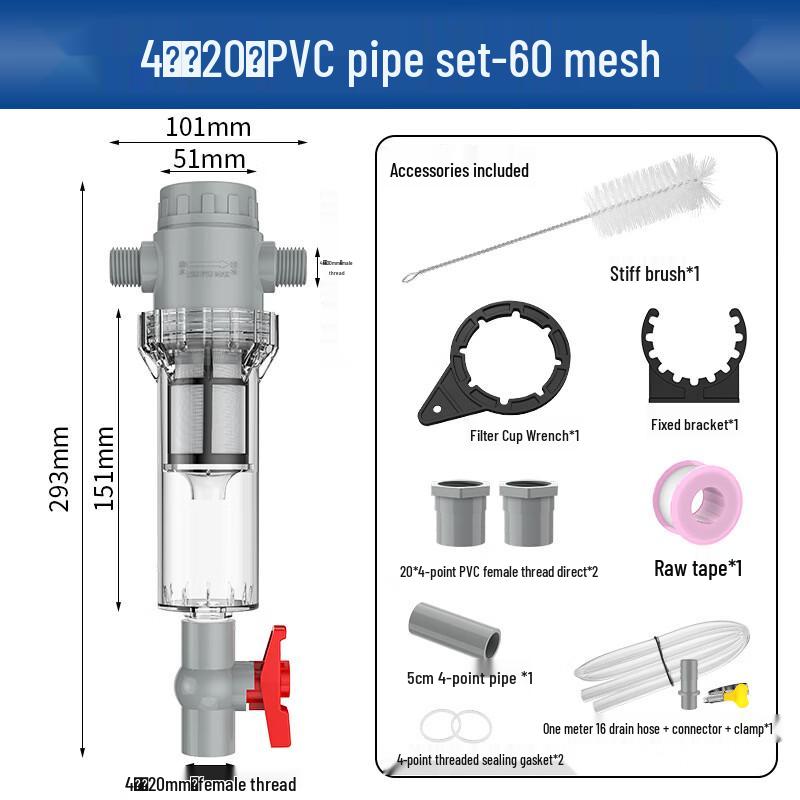 

Extendable Fish Tank Pre-Filter & Waste Sedimentation System