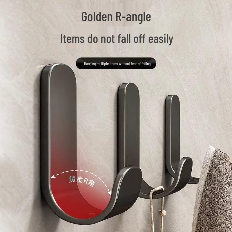 Creative Multi-Color Adhesive Hooks - Strong, No-Drill, Ideal for Kitchens, Bathrooms, or Behind Doors