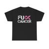 Fu Krebsaufklärung Grafik T-Shirt Herren Damen T-Shirts Oberteil Unisex Schwerer Baumwoll-T-Shirt