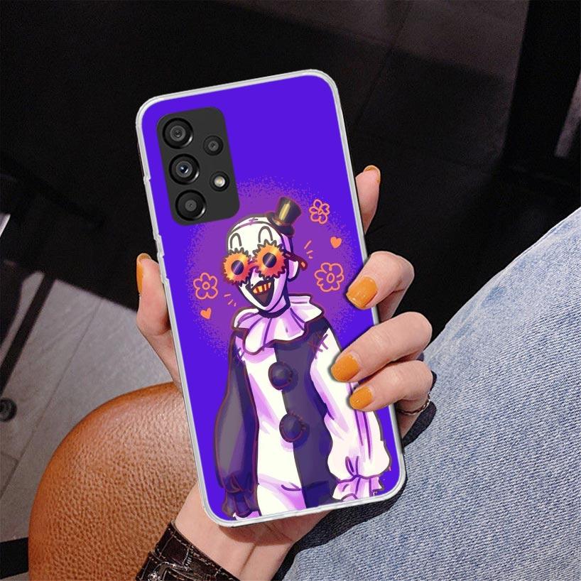 Horror Movie Terrifier Phone Case For Samsung Galaxy A17 A16 A15 A14 A13 A57 A56 A55 A54 A53 A37 A36 A35 A34 A33 A26 A25 A24 A23