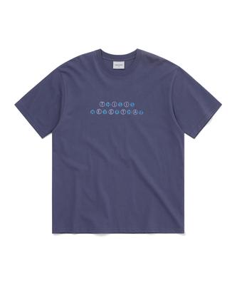 THISISNEVERTHAT Orb Type Tee Violet Blue