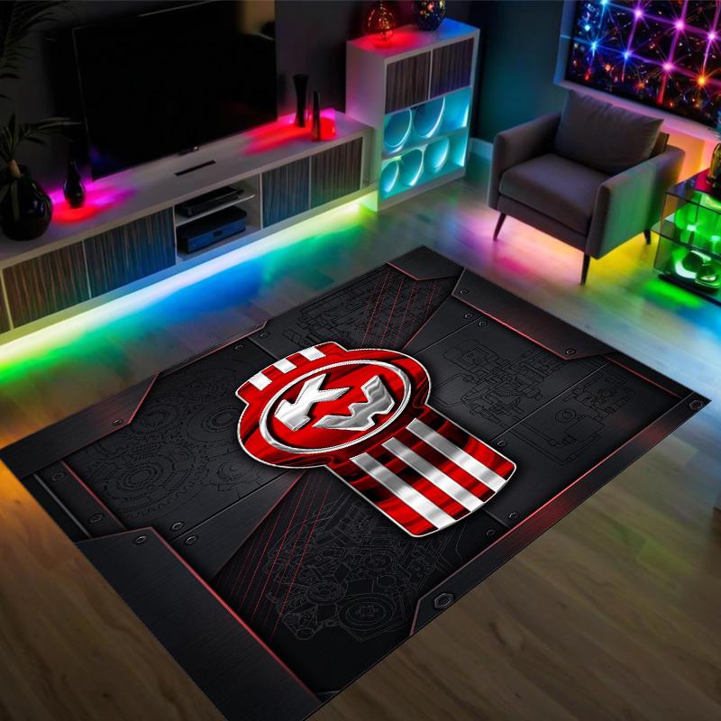 Kenworth Design Crystal Velvet Carpet Cozy Non?Slip Printed Rug For Bedroom Living Room Entrance