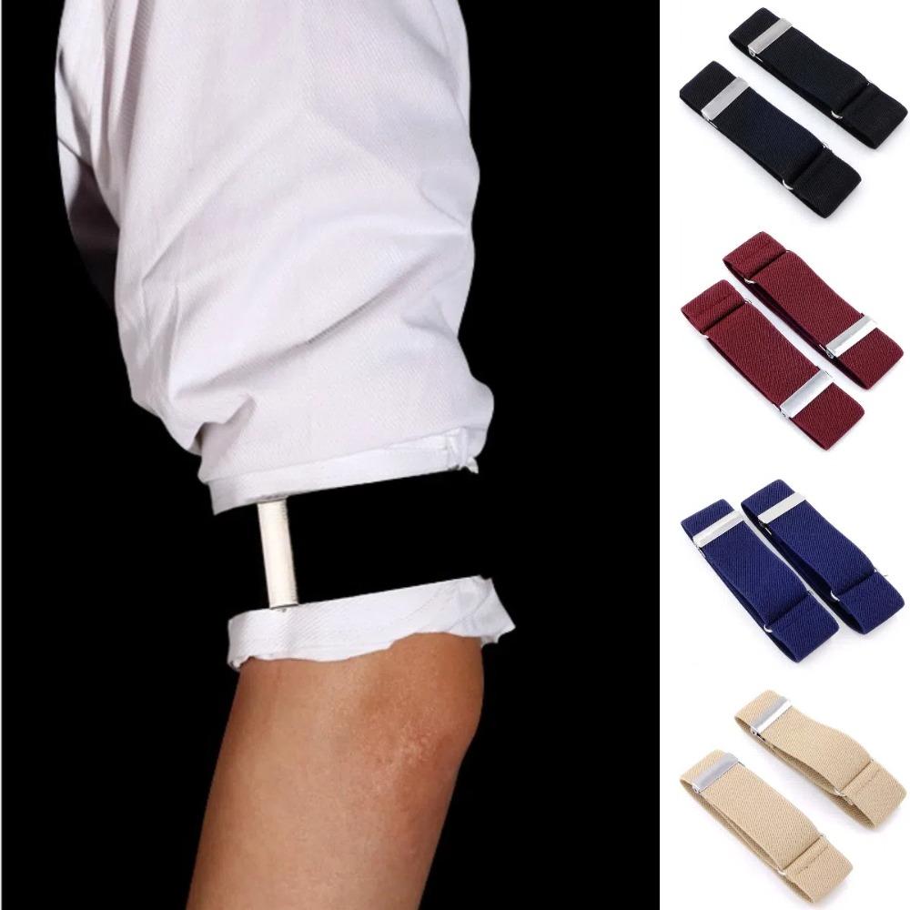 3Pairs Non-slip Shirt Armband Sleeve Hold Up Sleeve Garter Strap Fashion Business Arm Band  Wedding