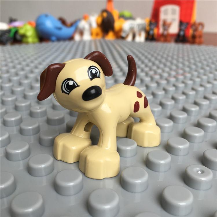 Gegele Lego-Compatible Building Blocks: Large Particles & Small Animal Accessories - Ocean, Zoo, Dinosaur Educational Toys