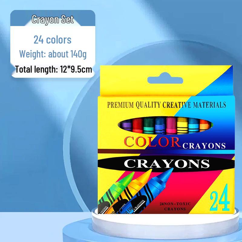 Boxed Oil Pastel Crayons: 6, 8, 12, 24 Colors – Art Supplies for Painting and Graffiti.