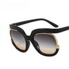 Owl 2022 European/American Trend Large Frame Sunglasses 92104