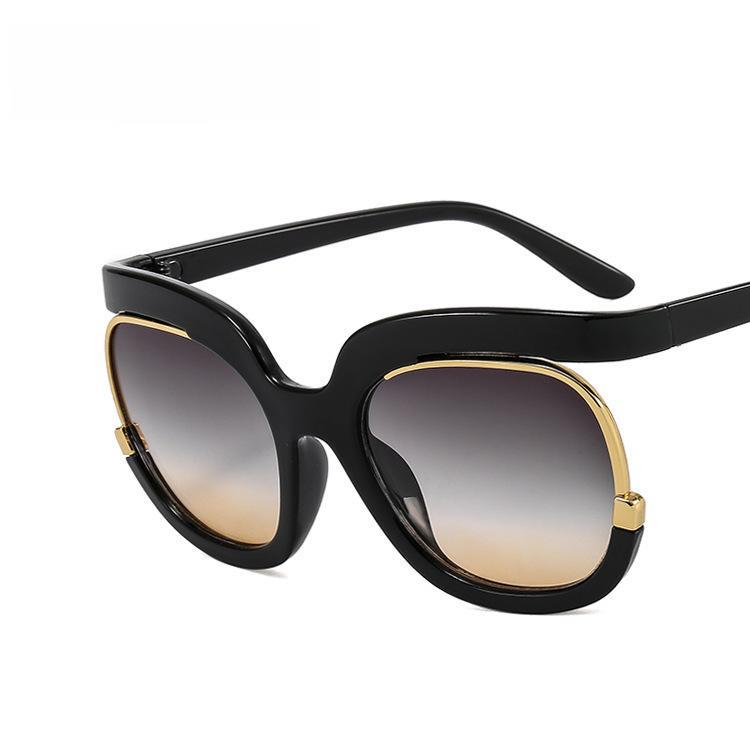 Owl 2022 European/American Trend Large Frame Sunglasses 92104
