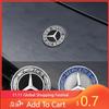 ECD5   For Benz New Car Metal Flat Hood Emblem Front Badge Logo Fit For Mercedes Benz AMG W212 W213 W205 W177 W247 W176 CLS CLA CLK CLG
