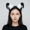 Anime Cat Ears Headband Lolita Furry Cosplay Headwear Fashion Plush Hair Band  Halloween