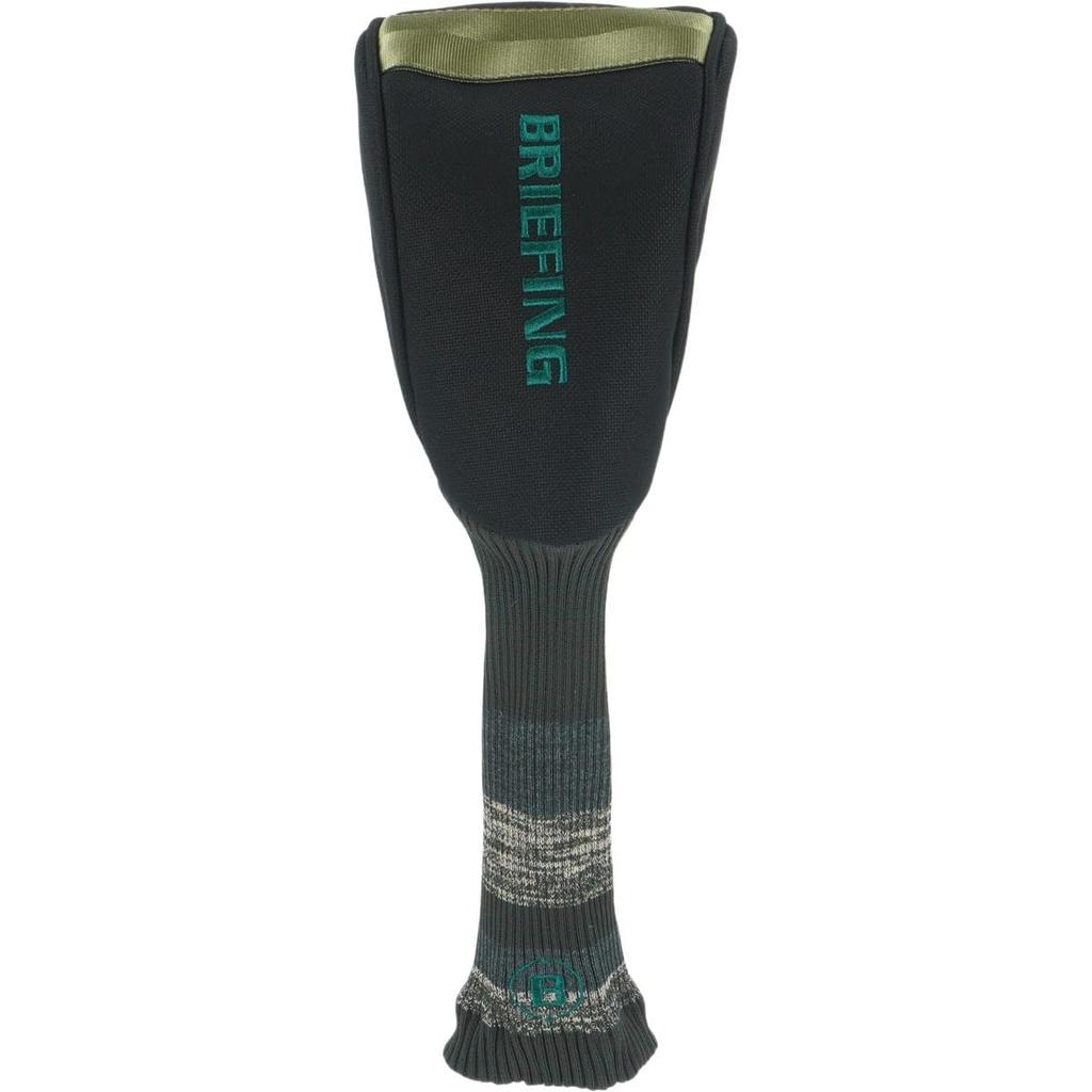Briefing Golf Woodland Series Knit Driver Cover WL, Black, BRG241G30