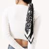 ONSZ BW Floral Silk Twilly Scarf