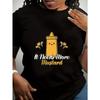 Plus Size - Plus Size, Women'S Funny Mustard Bottle Graphic T-Shirt - "It Needs More Mustard" Saying - Loose Fit Plus Size Tee