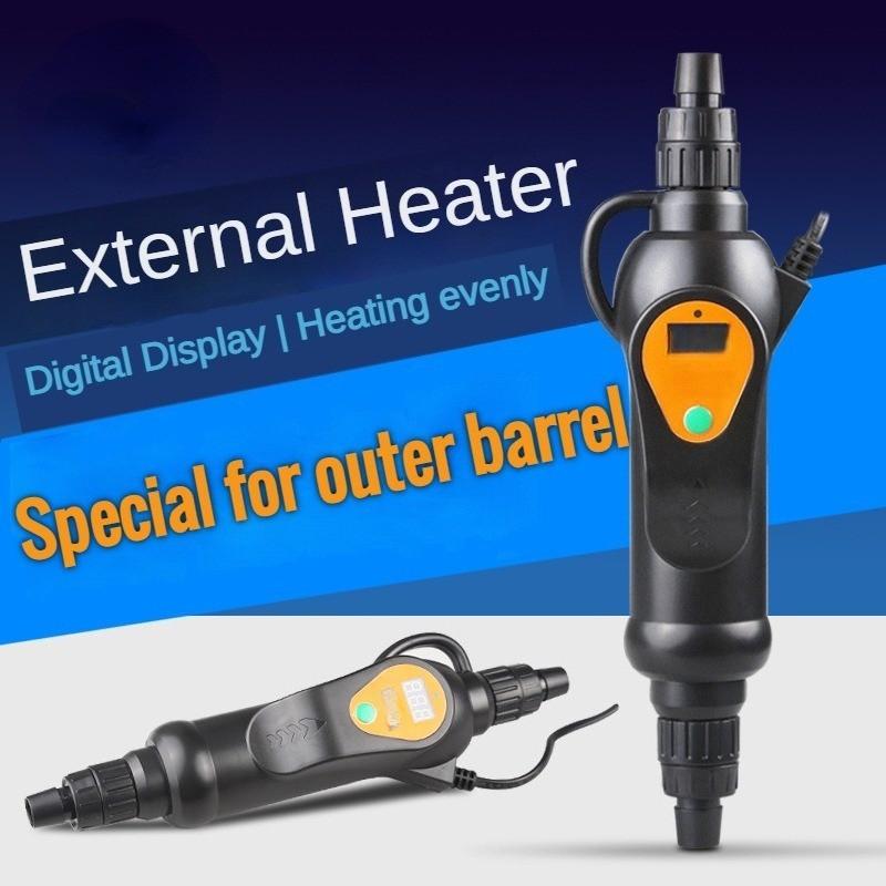 Aquarium External Heater Digital Display Constant Temperature Heating Rod Fish Tank Filter Barrel External Heating Device