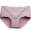 Women's Plus Size Mid-Waist Graphene Antibacterial Cotton Sports Briefs