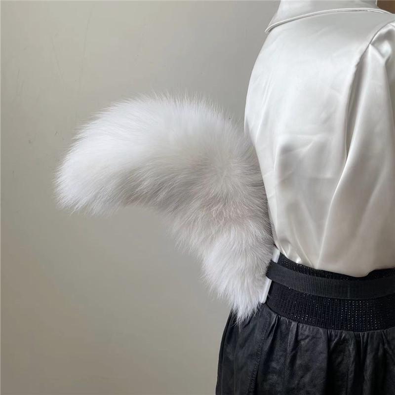 DIY liščí ocas jako rekvizita pro cosplay: Škádátko pro kočky, Dekorace na pas, Styling srsti