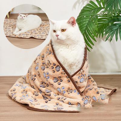 Flannel Pet Mat Dog Bed Cat Bed Thicken Sleeping Mat Dog Blanket Mat For Puppy Kitten Pet Dog Bed for Small Large Dogs Pets Rug