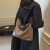 Monochromatic PU Shoulder Bag for Women  Simple  Large Capacity  Crossbody  Elegant  Casual and Concise  Elegant and New