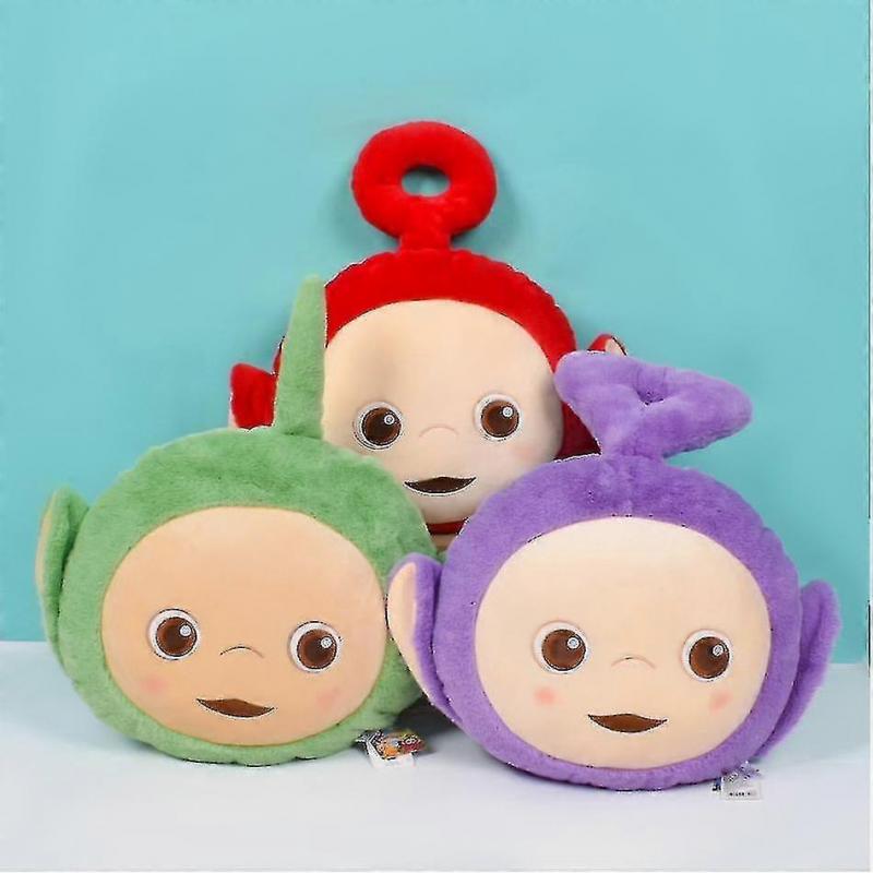 

Cute Teletubbies Head Plush Toy Teletubbies Throw Pillow Sofa Cushion Decoration Kids Gift красный