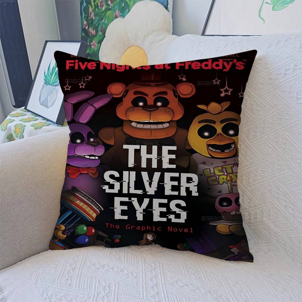 FNAF Five-nights-At-Freddy Cuscino Regalo Decorazione Casa Ufficio Cuscino Camera da Letto Divano Auto CopricuscinoFedera