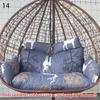 Hanging Chair Egg Chair Swing Cushion Cover Thickened Soft Rebound Breathable Non Deformable Cradle Vine Basket Cover No Padding