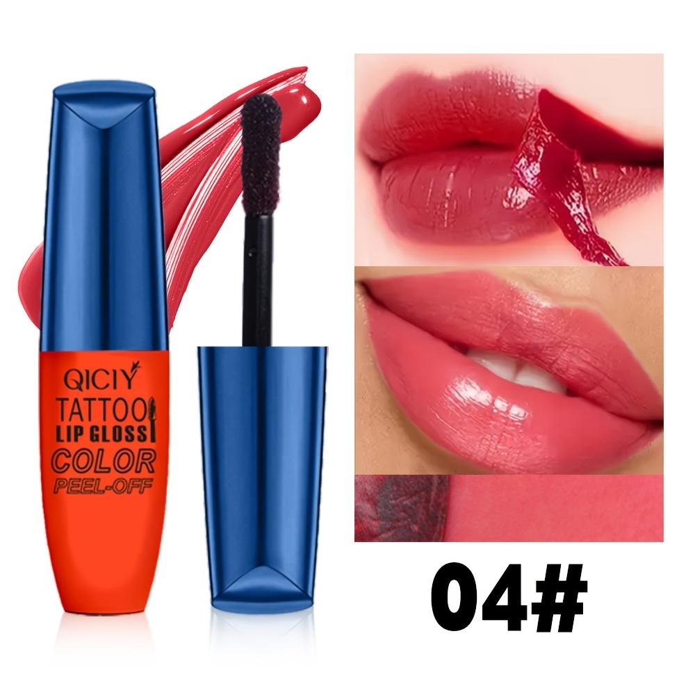 Peel-Off Lip Color Tattoo Matte Finish Moisturizing Lip Gloss Long-Lasting Waterproof Lipstick Ideal Gift for Valentine'S Day & Birthdays