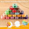 25/36Pcs Sewing Machine Bobbins Threads with Storage Box Multicolor Thread Spool (Random Color) Sewing Machine Accessories Tool