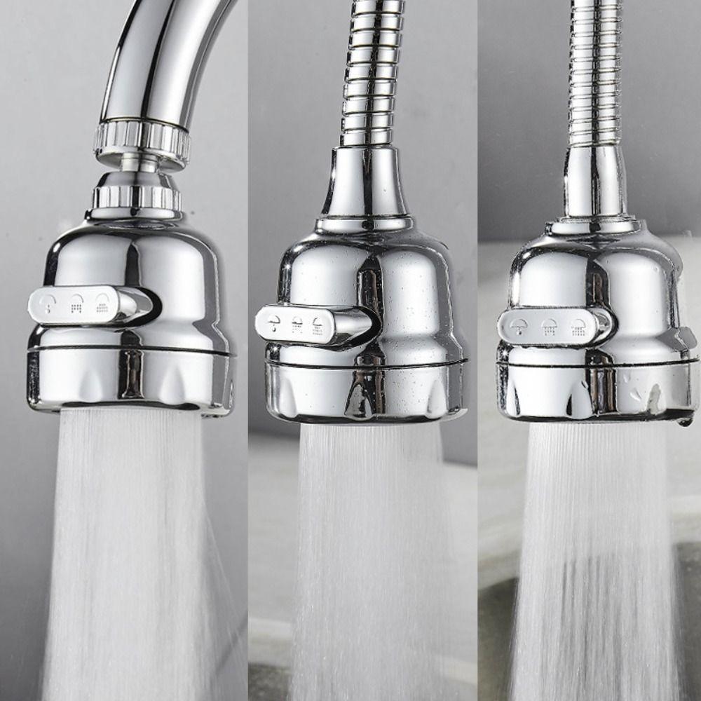 Anti Splash Faucet Extender 3 Modes Water Tap Filter Nozzle Convenient Faucet Aerator Bathroom