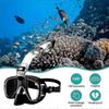 2025 Snorkel Mask Foldable Diving Mask Set with Dry and Camera Mount, Anti-Fog Professional Snorkeling G