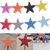 1Pc Colorful Five-Pointed Star Car Antenna Pen Topper Aerial Eva Ball Decor