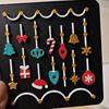 Flexible Silicone Molds Christmas Themed Accessories Epoxy Resin Ornament Pendant Mould Practical Jewelry Making Tool
