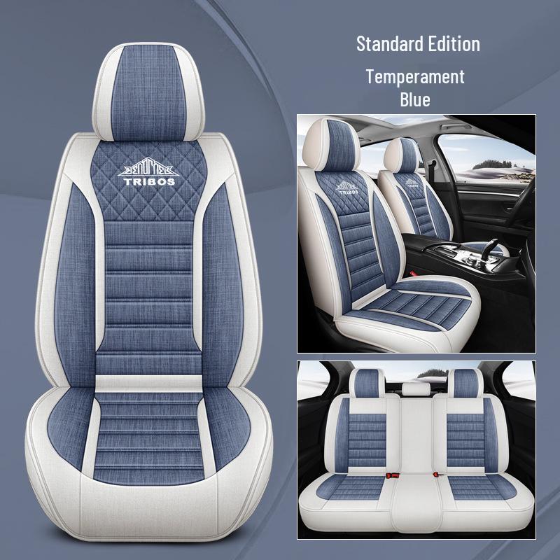 Custom Linen Seat Covers for Changan CS75/CS35/CS55/Yuexiang V3V7/Yidong - All-Season Full Coverage Cushions.