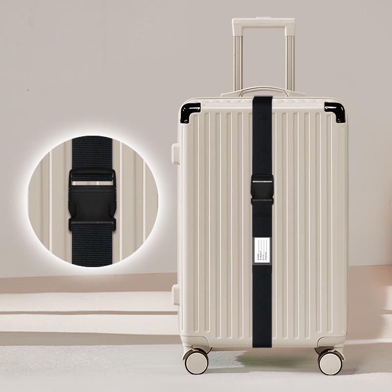 Luggage Strap: One-Word Cross Design, No Combination Lock
