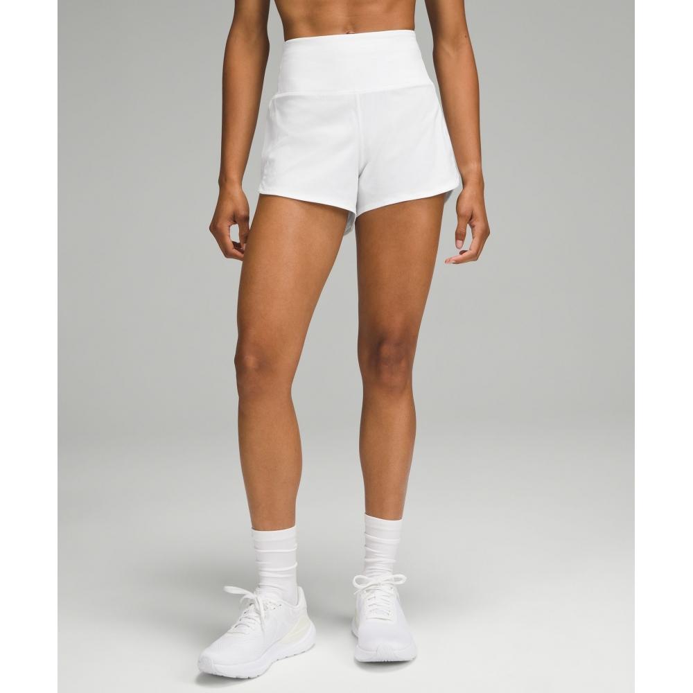 

Lululemon Speed Up High Rise Lined Short 4 White 0/4